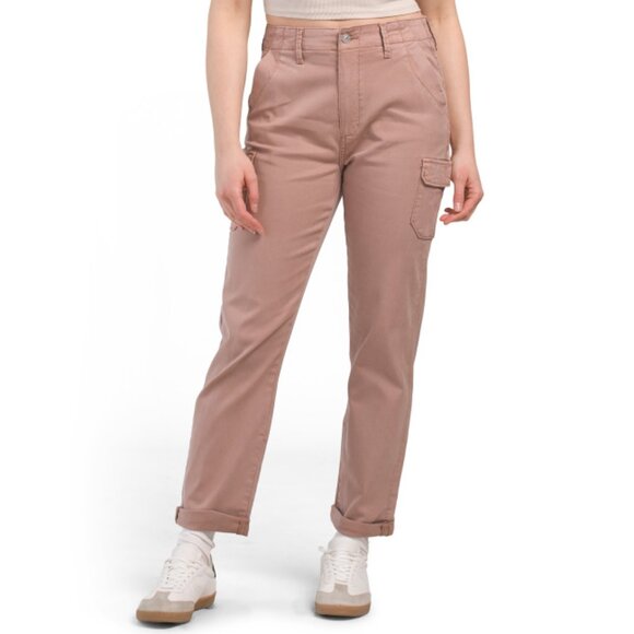 PAIGE mauve Drew Cargo Pockets Pants